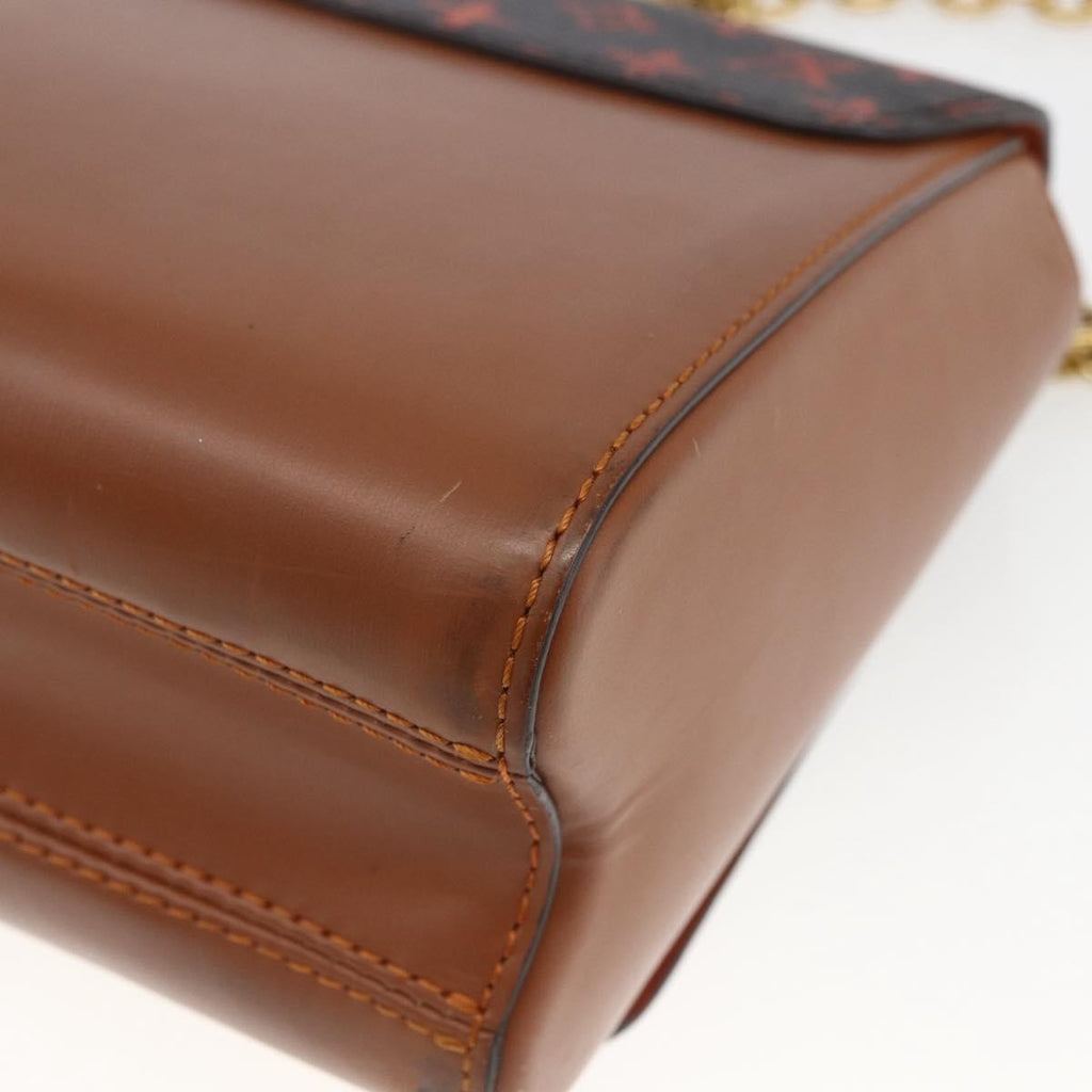 Louis Vuitton Twist Handbag Limited Edition Grace Coddington Catogram Canvas Brown Canvas Shoulder Bag