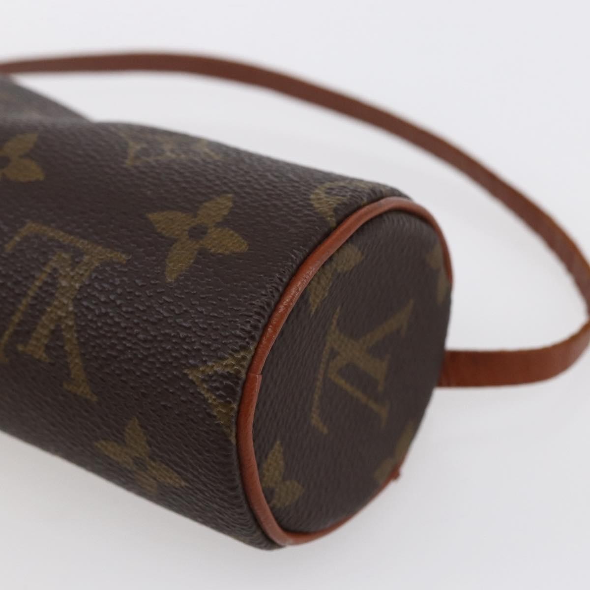 Louis Vuitton Papillon Pochette Monogram Canvas Brown Canvas Clutche & Pouche Bag