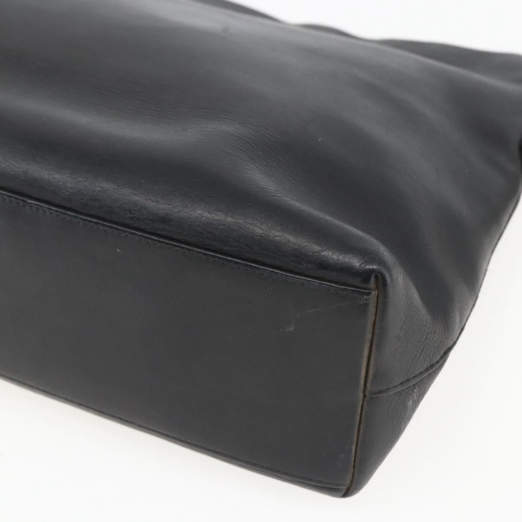 Chanel Vintage Shoulder Bag Leather Black Leather Shoulder Bag Bag