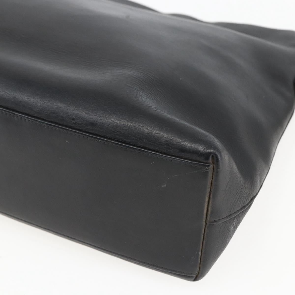 Chanel Vintage Shoulder Bag Leather Black Leather Shoulder Bag Bag