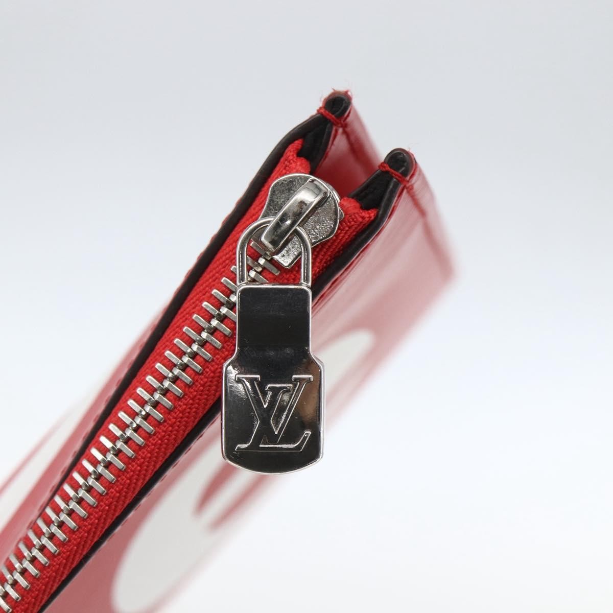 Louis Vuitton Pochette Jour Limited Edition Supreme Epi Leather Red Leather Clutche & Pouche Bag
