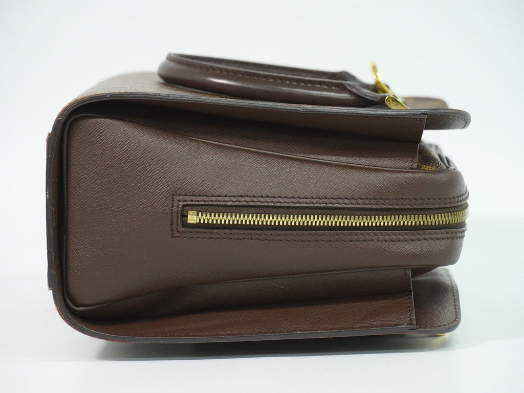 Louis Vuitton Triana Bag Damier Brown Canvas Handbag