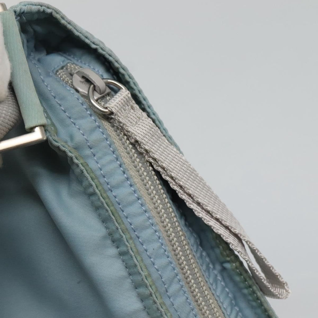 Prada Flat Messenger Bag Tessuto Blue Nylon Shoulder Bag Bag