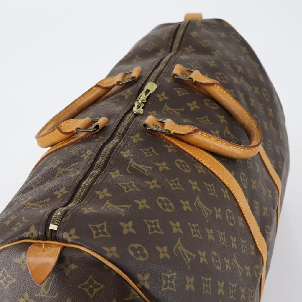Louis Vuitton Keepall Bag Monogram Canvas Brown Canvas Travel Bag