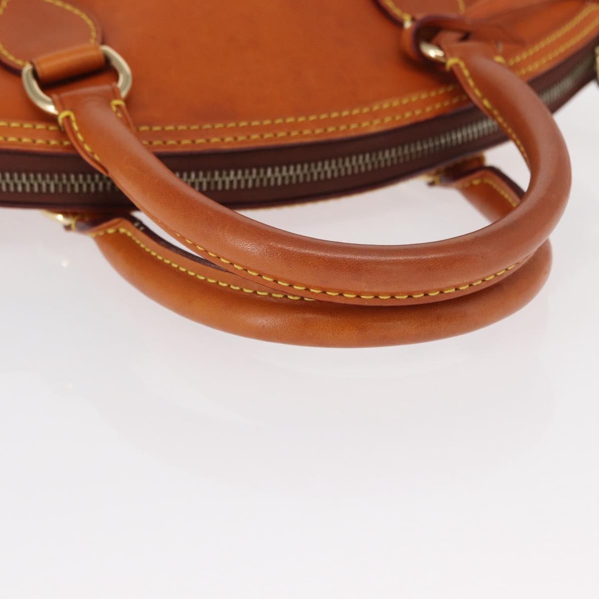 Louis Vuitton Lockit Handbag Nomade Leather Brown Leather Handbag