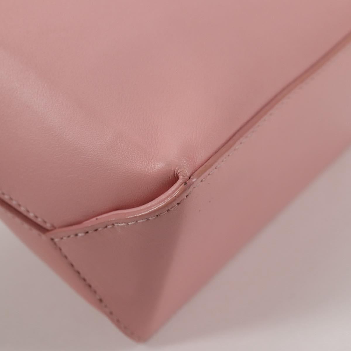 Chanel Essential Shopping Tote Leather Pink Leather Bag