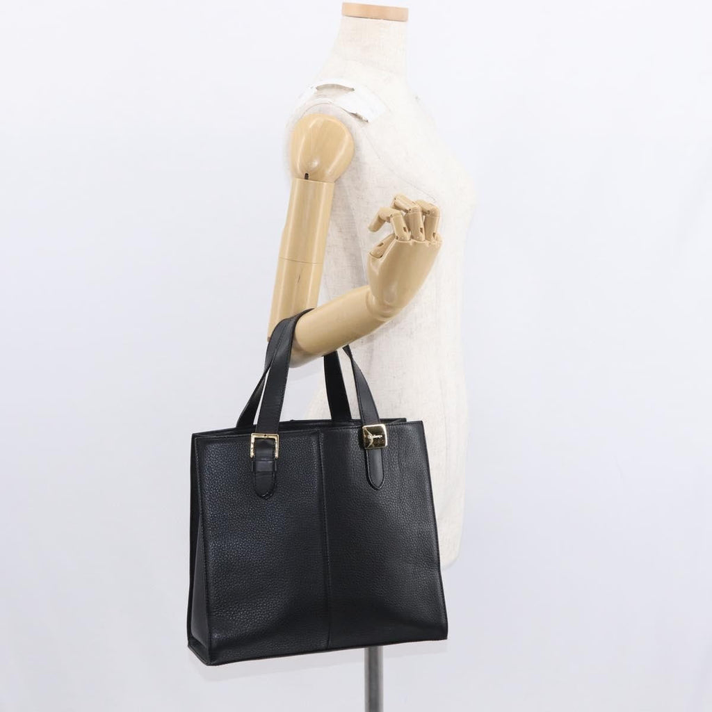 Burberry Vintage Handbag Leather Black Leather Handbag