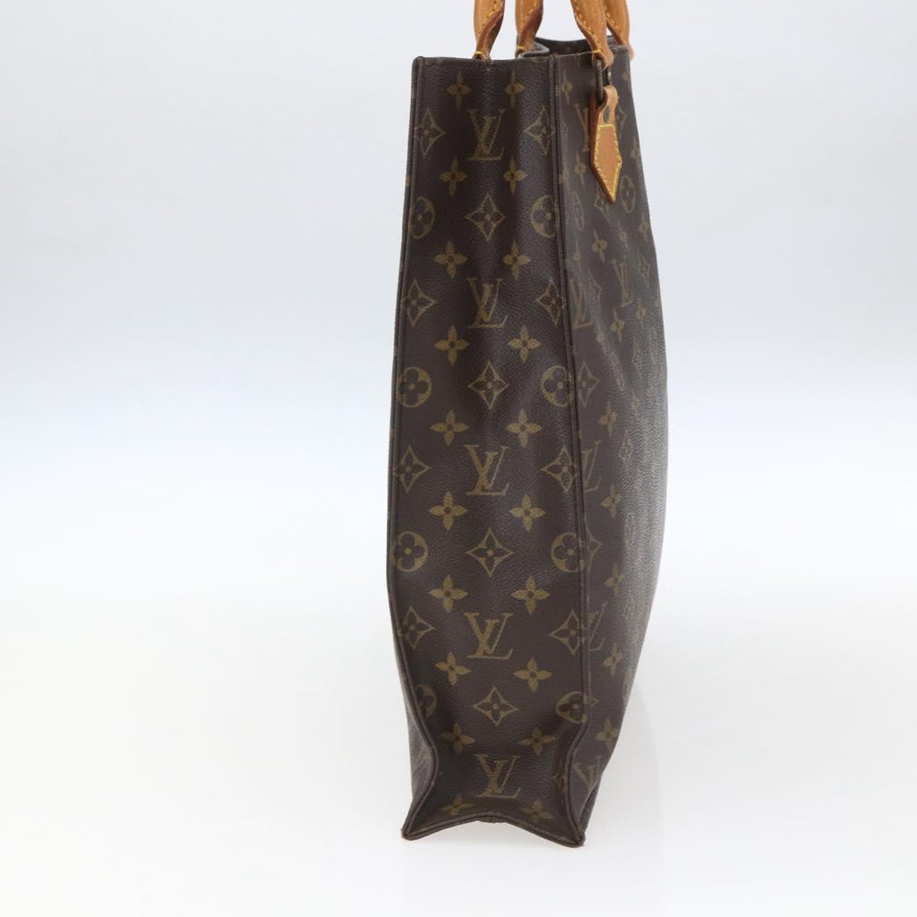 Louis Vuitton Sac Plat Bag Monogram Canvas Brown Canvas Tote Bag