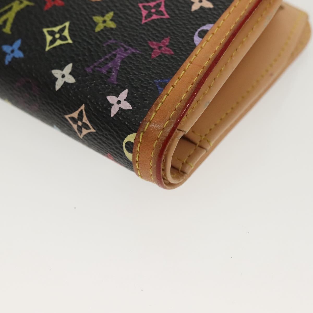 Louis Vuitton Portefeuille Viennois Monogram Canvas Black Canvas Wallets Accessory