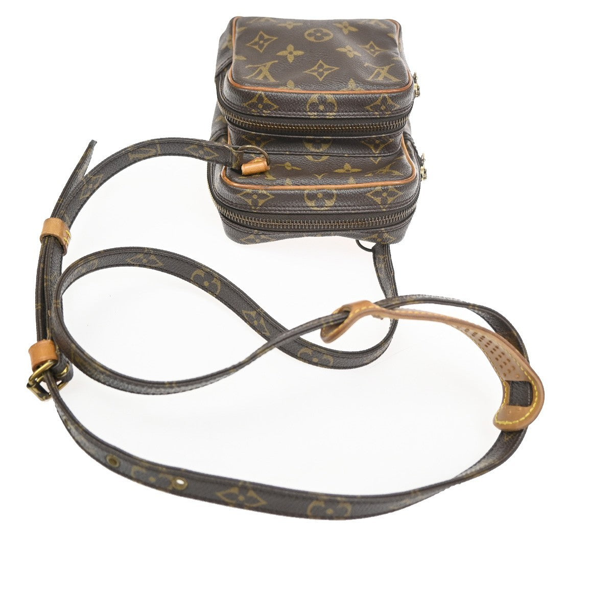Louis Vuitton Amazone Bag Monogram Canvas Brown Canvas Shoulder Bag