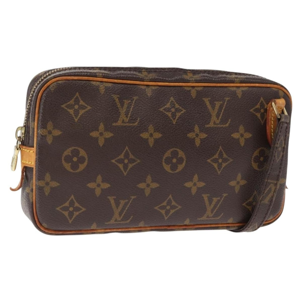 Louis Vuitton Pochette Marly Bandouliere Bag Monogram Canvas Brown Canvas Shoulder Bag