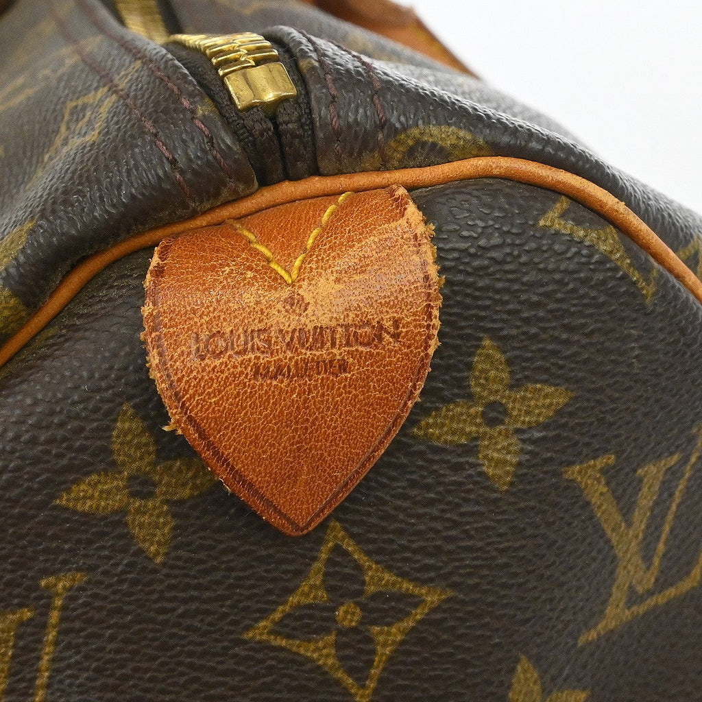 Louis Vuitton Keepall Bag Monogram Canvas Brown Canvas Travel Bag