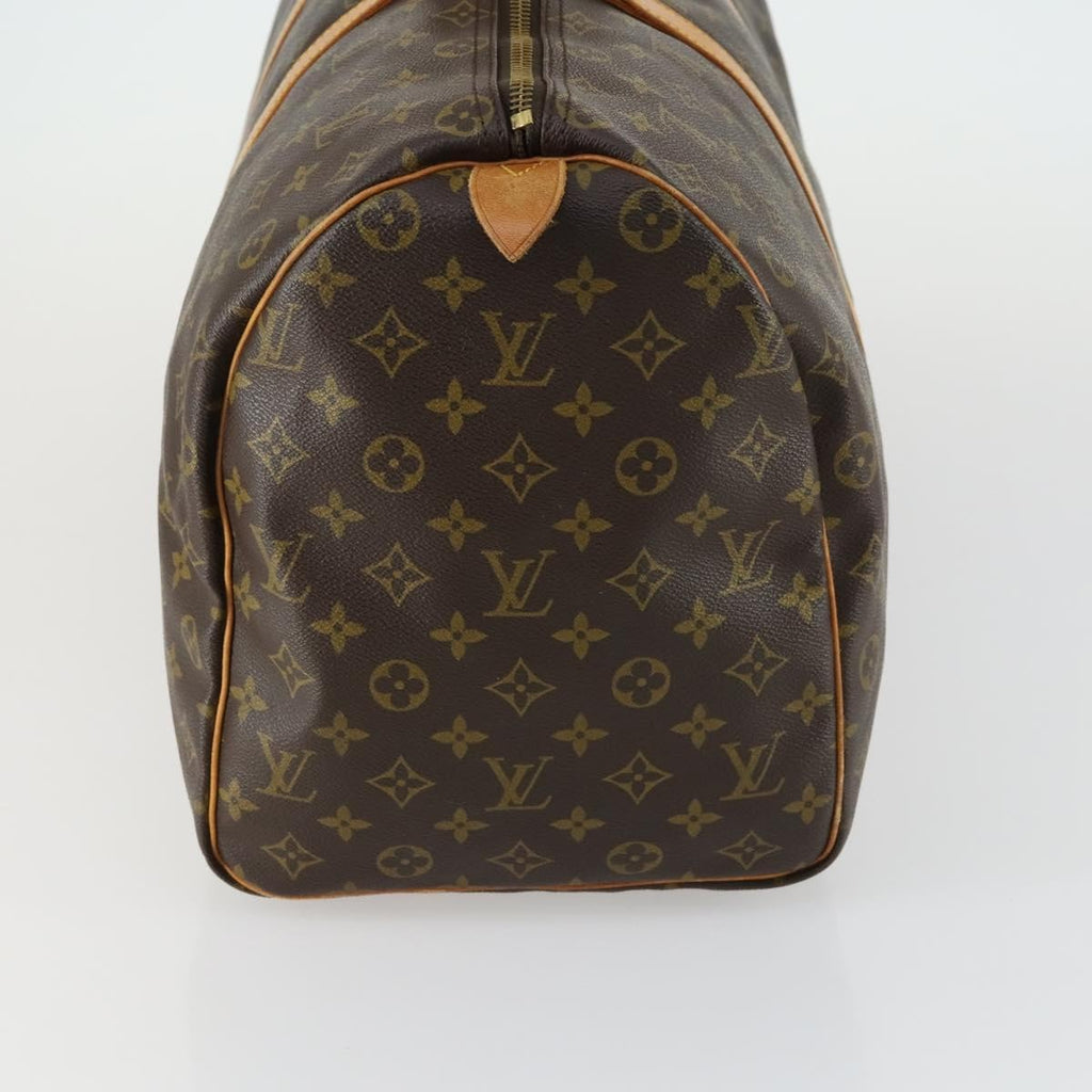 Louis Vuitton Keepall Bag Monogram Canvas Brown Canvas Travel Bag