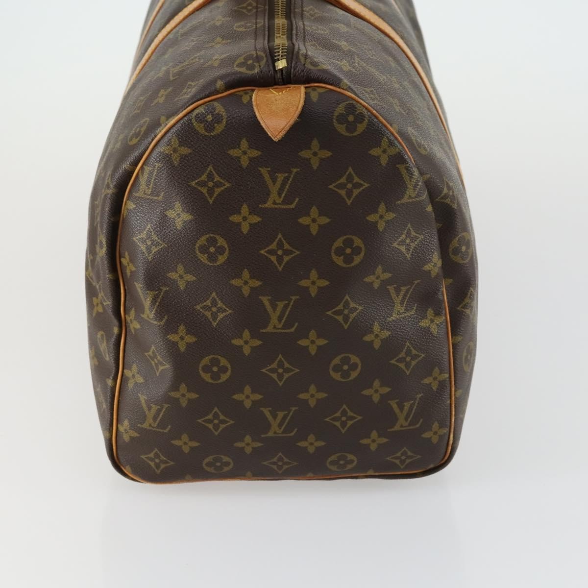 Louis Vuitton Keepall Bag Monogram Canvas Brown Canvas Travel Bag