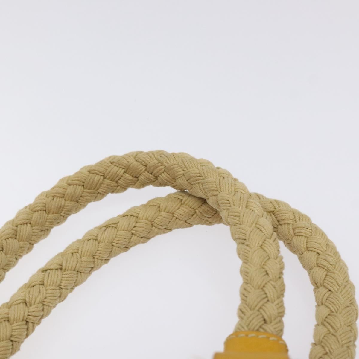 Prada Vintage Handbag Leather Yellow Leather Handbag