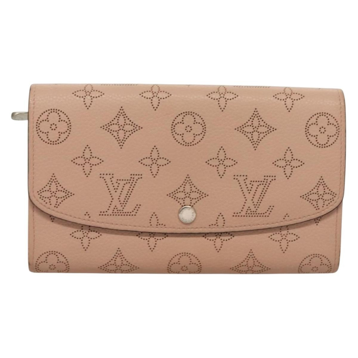 Louis Vuitton Iris Wallet Mahina Leather Pink Leather Wallets Accessory