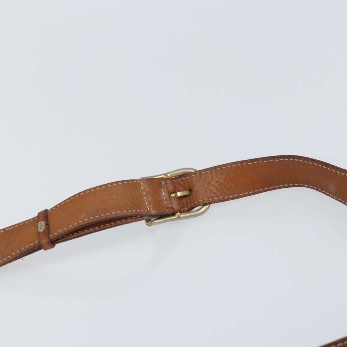 Celine Vintage Macadam Shoulder Bag Canvas And Leather Brown Canvas Shoulder Bag Bag