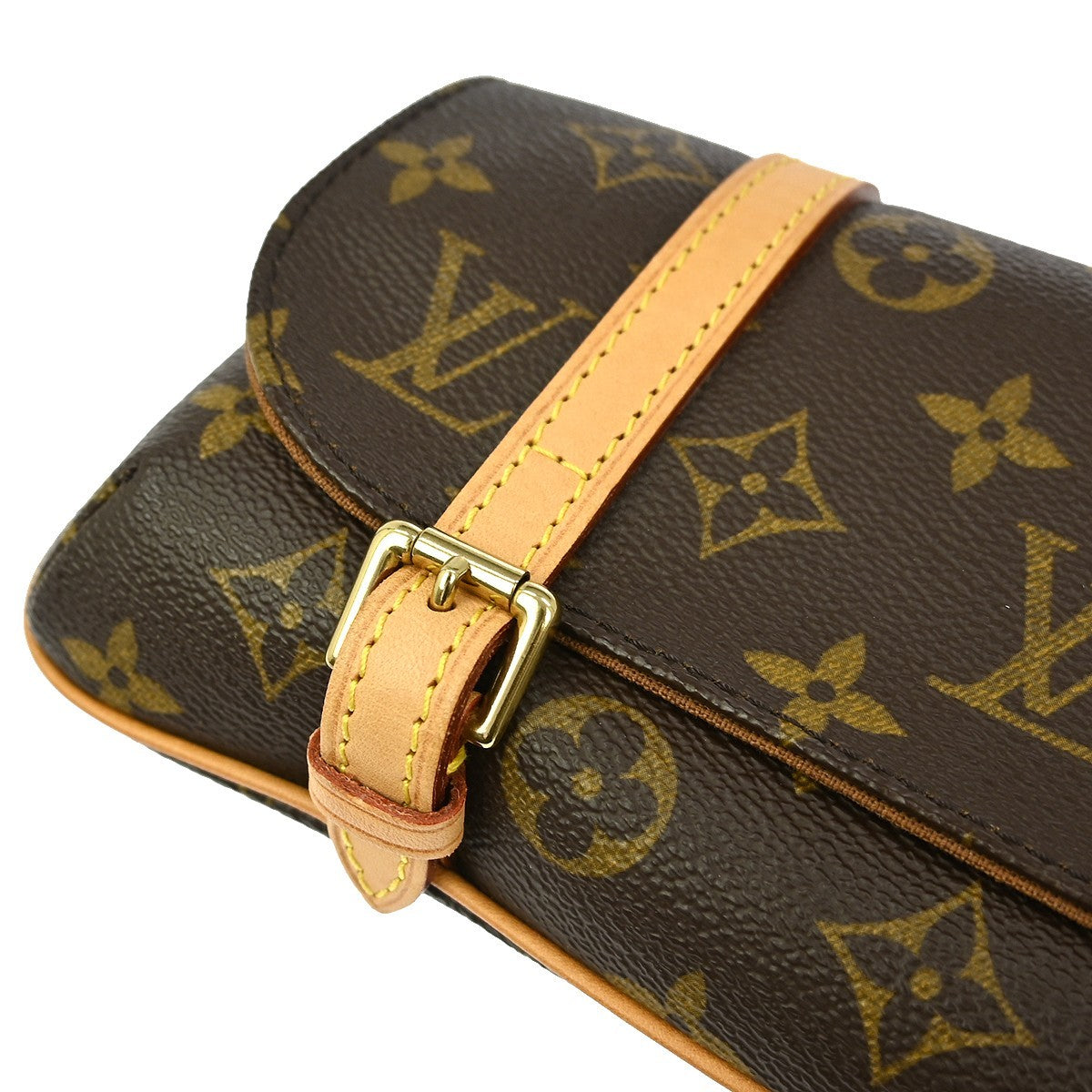 Louis Vuitton Marelle Waist Bag Monogram Canvas Brown Canvas Clutche & Pouche Bag