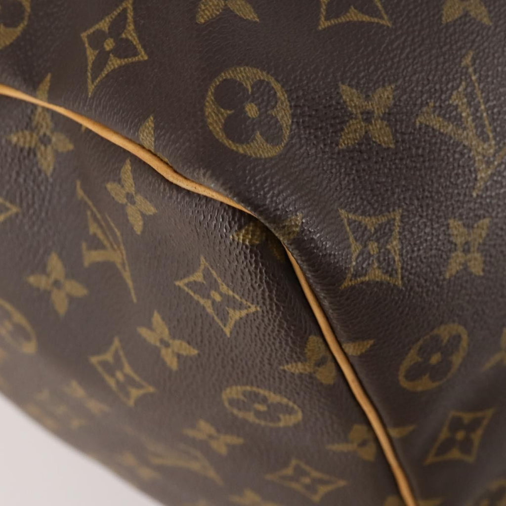 Louis Vuitton Keepall Bag Monogram Canvas Brown Canvas Travel Bag