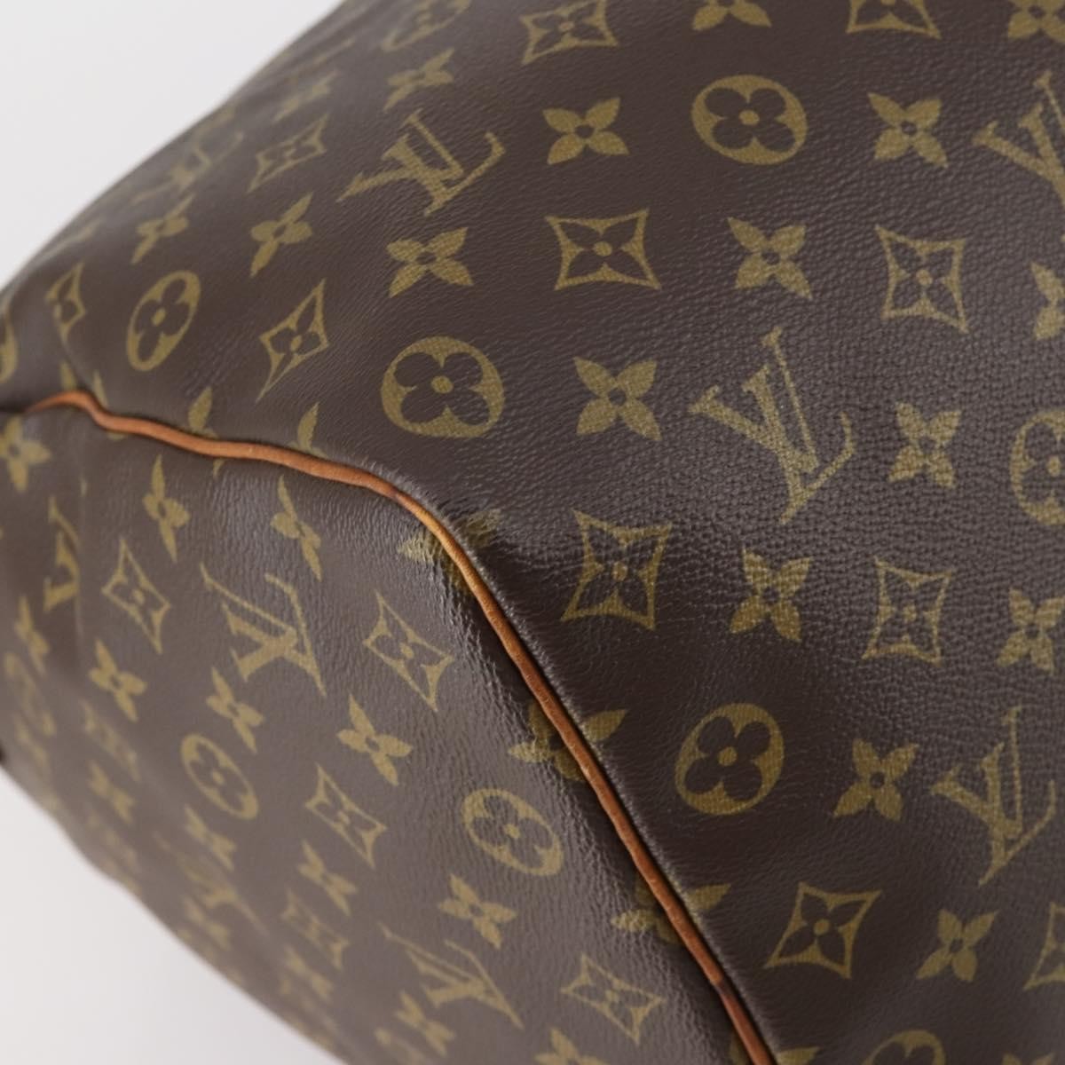 Louis Vuitton Keepall Bag Monogram Canvas Brown Canvas Travel Bag