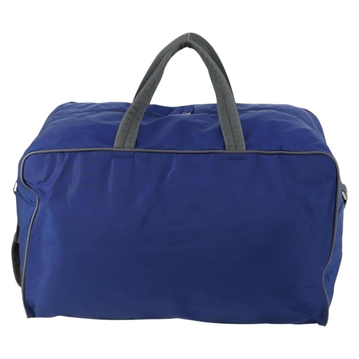 Prada Convertible Weekender Bag Tessuto Blue Nylon Travel Bag Bag