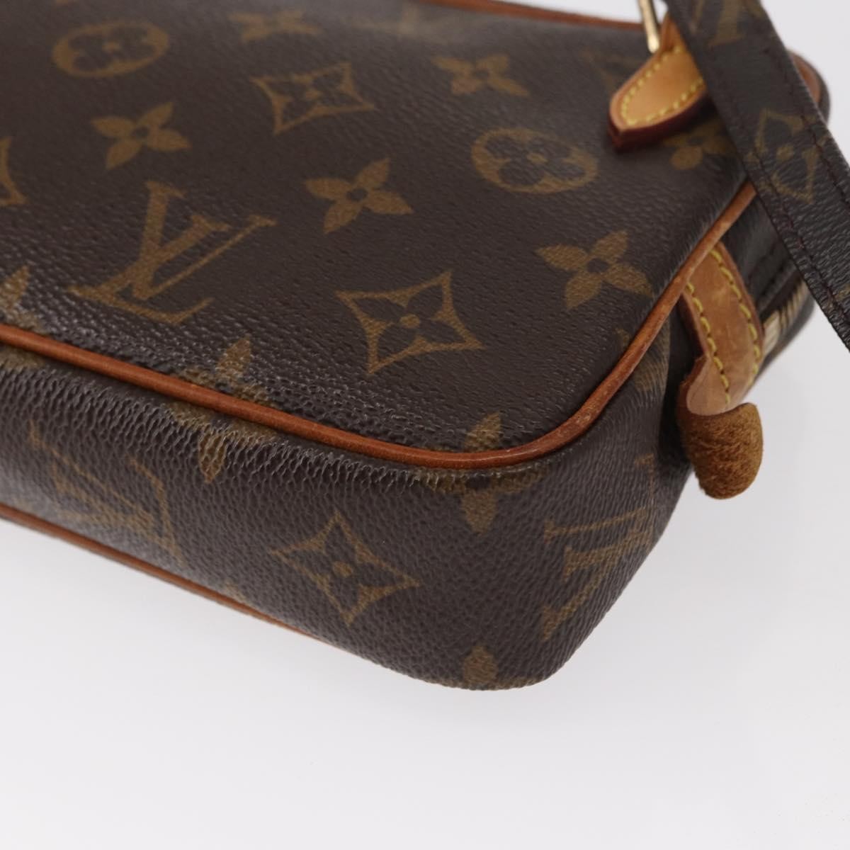 Louis Vuitton Pochette Marly Bandouliere Bag Monogram Canvas Brown Canvas Shoulder Bag