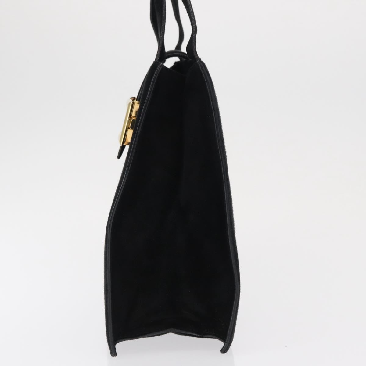 Prada Vintage Handbag Suede Black Suede Handbag