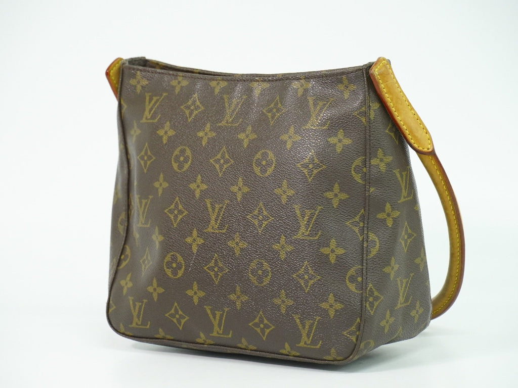 Louis Vuitton Monogram Looping Handbag Monogram Canvas Brown Canvas Shoulder Bag