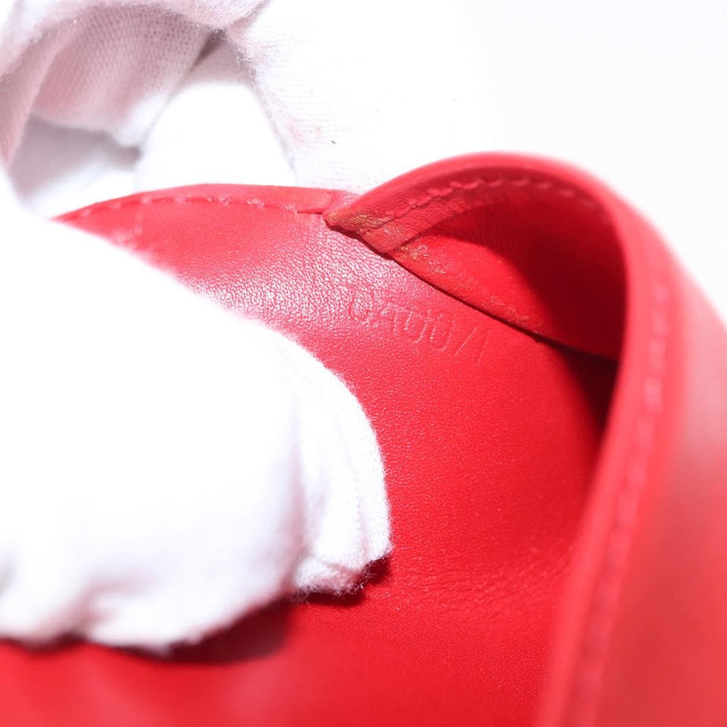 Louis Vuitton Agenda Cover Patent Leather Red Patent_Leather Toiletry Case Accessory