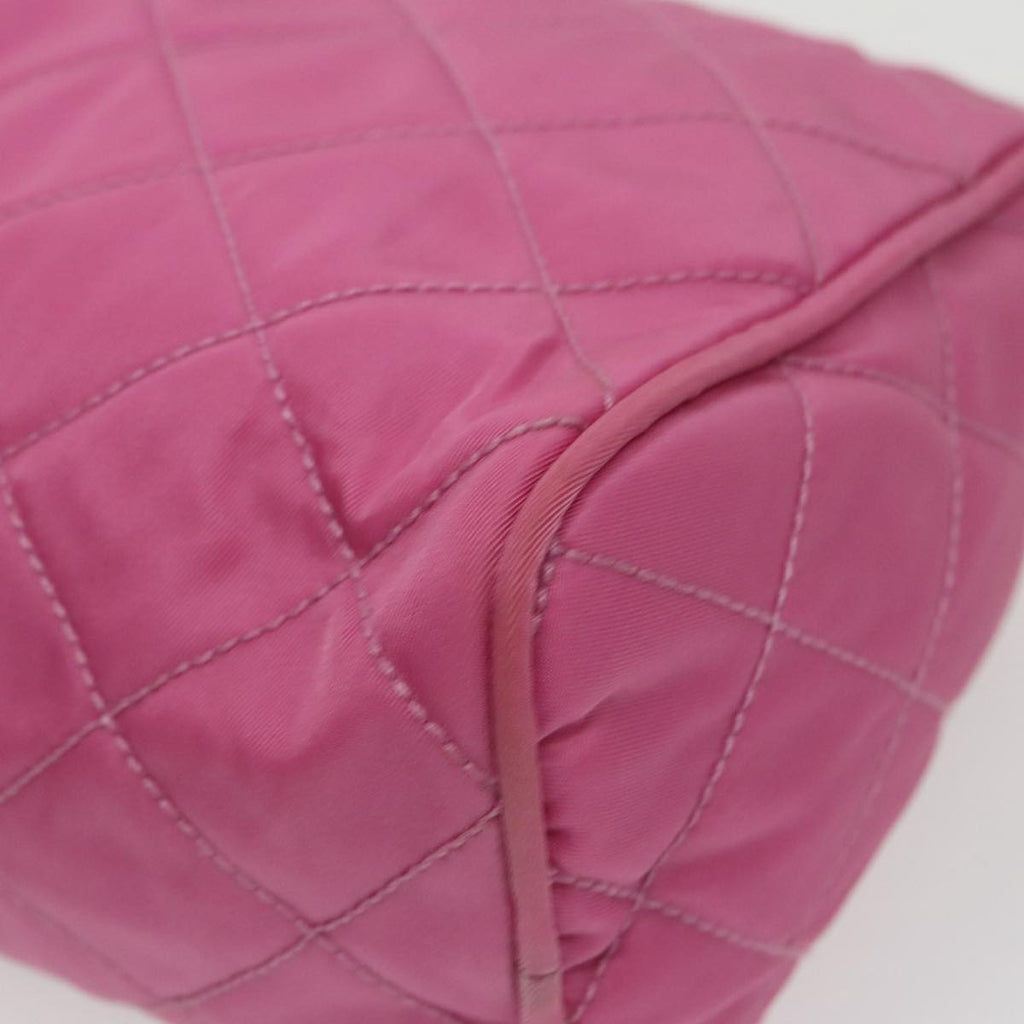 Prada Toiletry Pouch Tessuto Pink Nylon Clutche & Pouche Bag