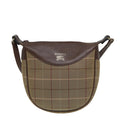 Burberry Nova Check Shoulder Bag Canvas And Leather Beige Canvas Shoulder Bag