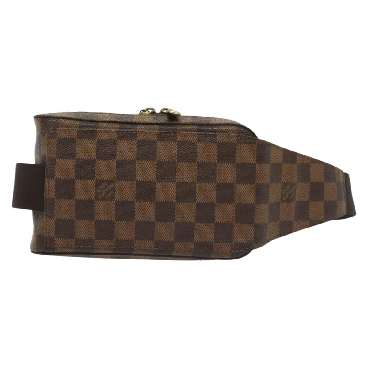Louis Vuitton Geronimos Waist Bag Damier Brown Canvas Shoulder Bag