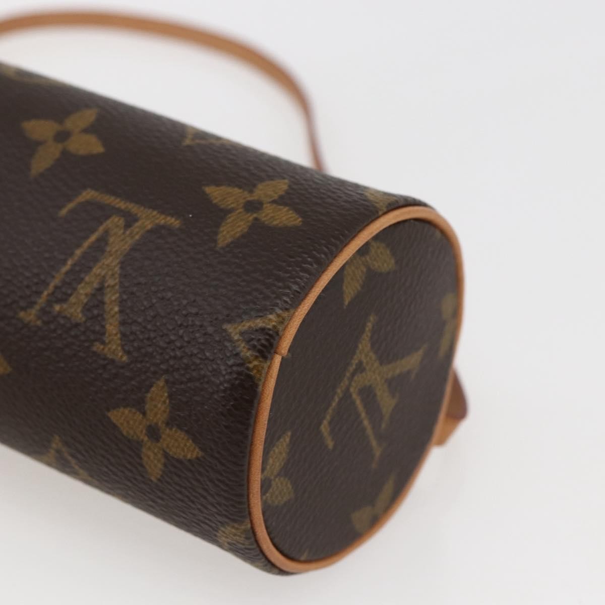 Louis Vuitton Papillon Pochette Monogram Canvas Brown Canvas Clutche & Pouche Bag