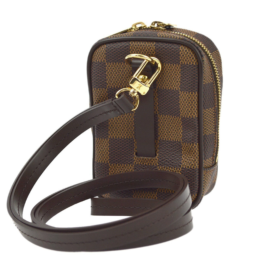 Louis Vuitton Etui Okapi Camera Case Damier Brown Canvas Shoulder Bag