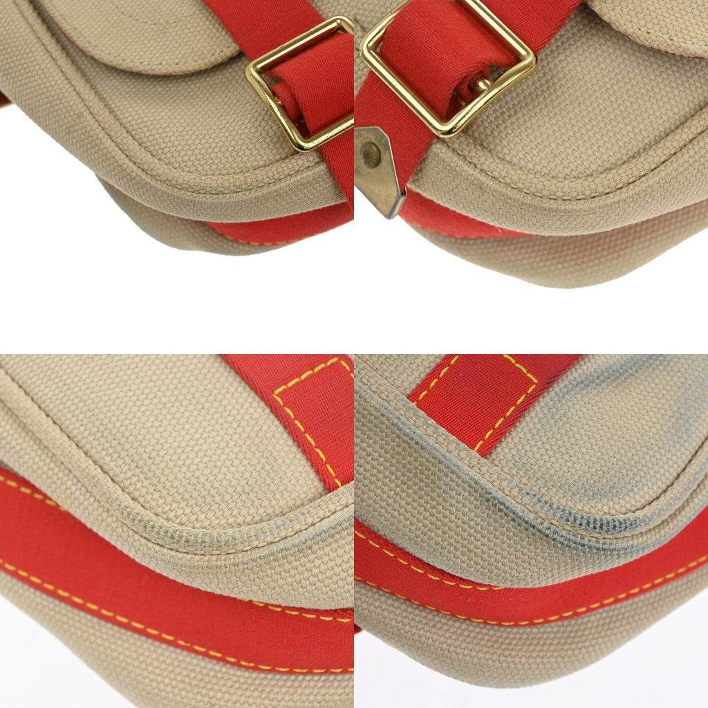 Louis Vuitton Antigua Besace Messenger Bag Canvas Beige Canvas Shoulder Bag