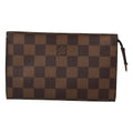 Louis Vuitton Marais Bucket Zip Pouch Damier Brown Canvas Clutche & Pouche Bag