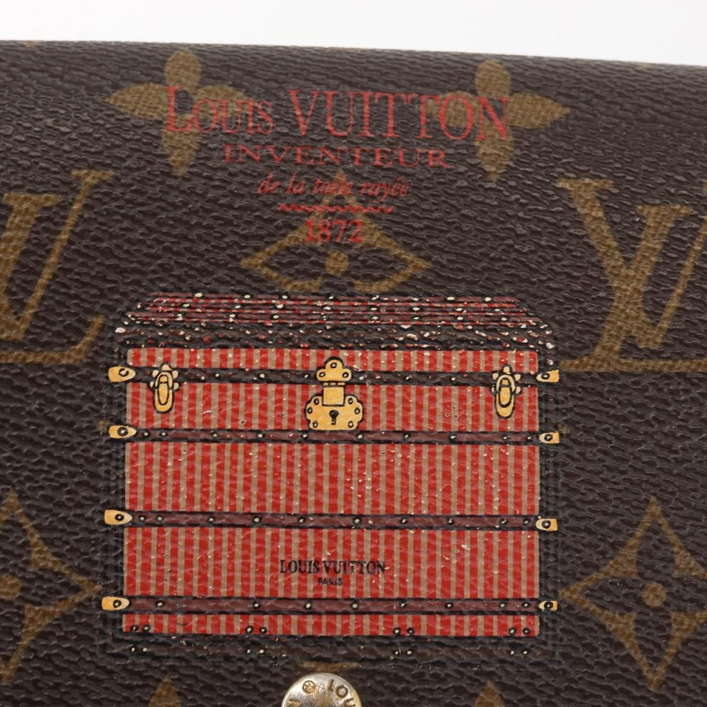 Louis Vuitton Vintage Sarah Wallet Monogram Canvas Brown Canvas Wallets Accessory