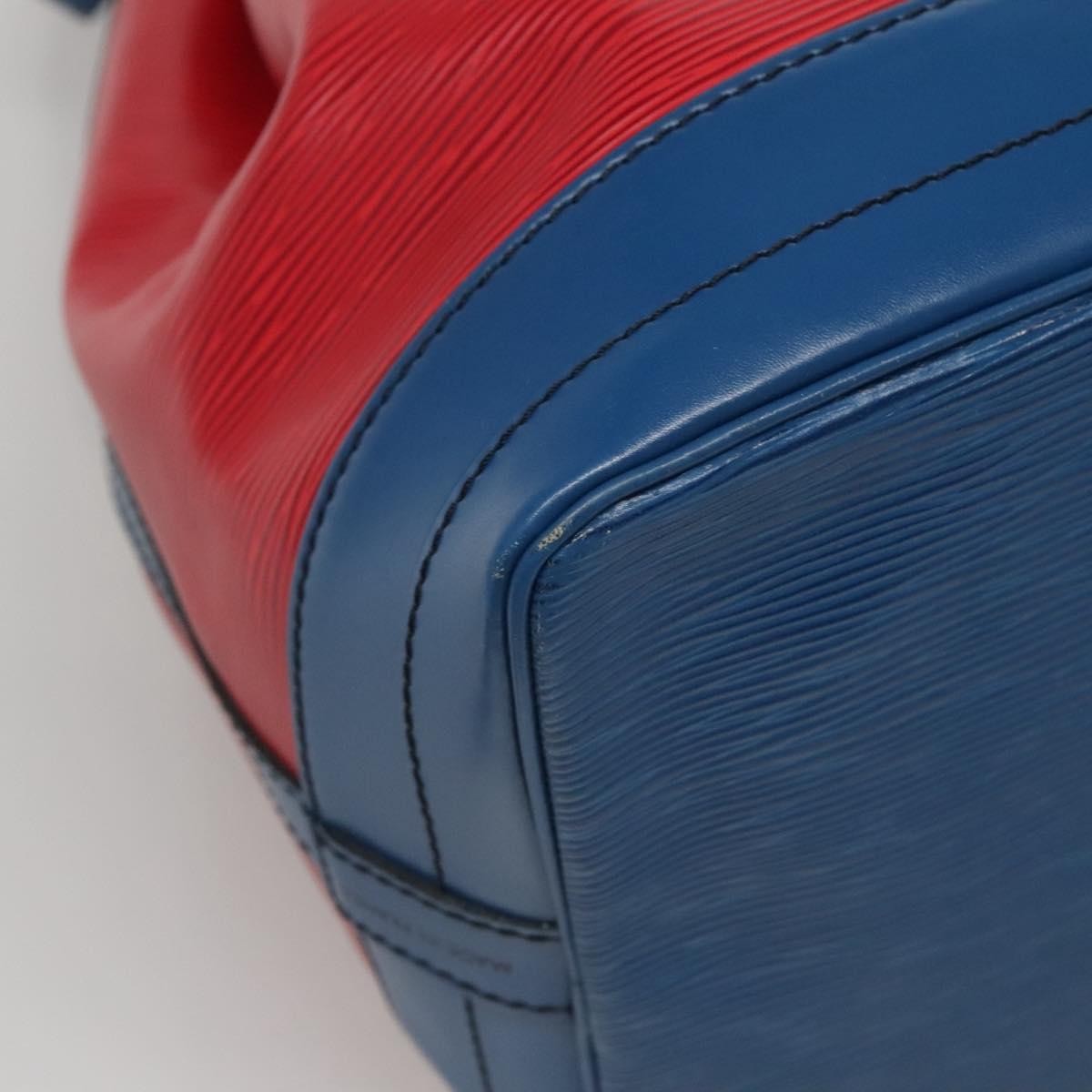 Louis Vuitton Bicolor Noe Handbag Epi Leather Red Leather Bag
