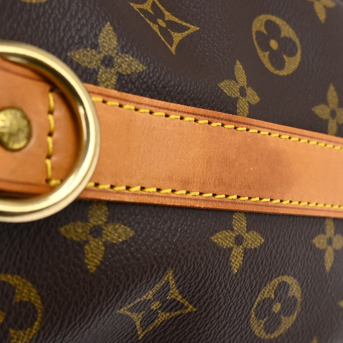 Louis Vuitton Keepall Bandouliere Bag Monogram Canvas Brown Canvas Handbag