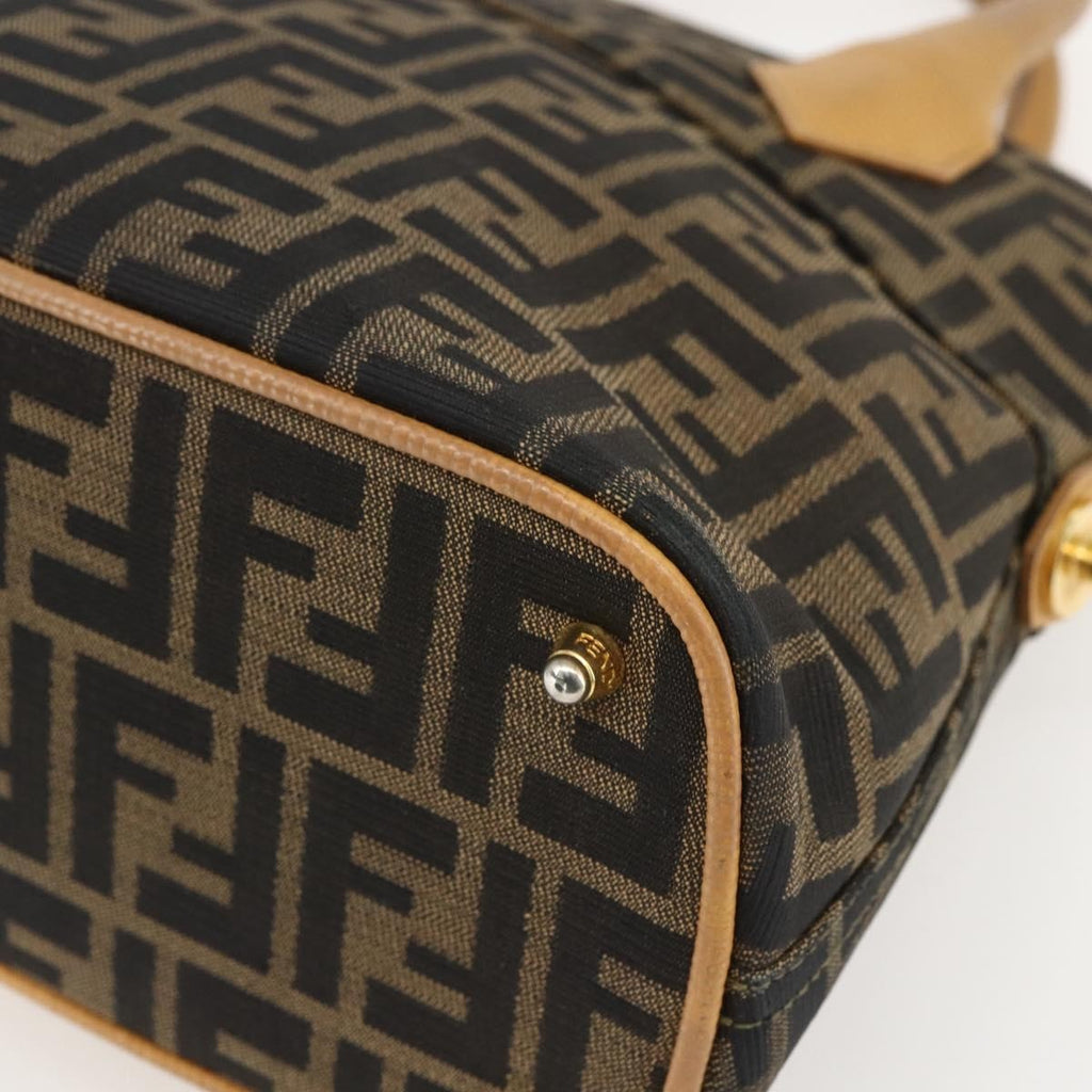 Fendi Vintage Zucca Handbag Zucca Brown Canvas Handbag