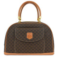 Celine C Macadam Handbag Canvas Brown Canvas Handbag