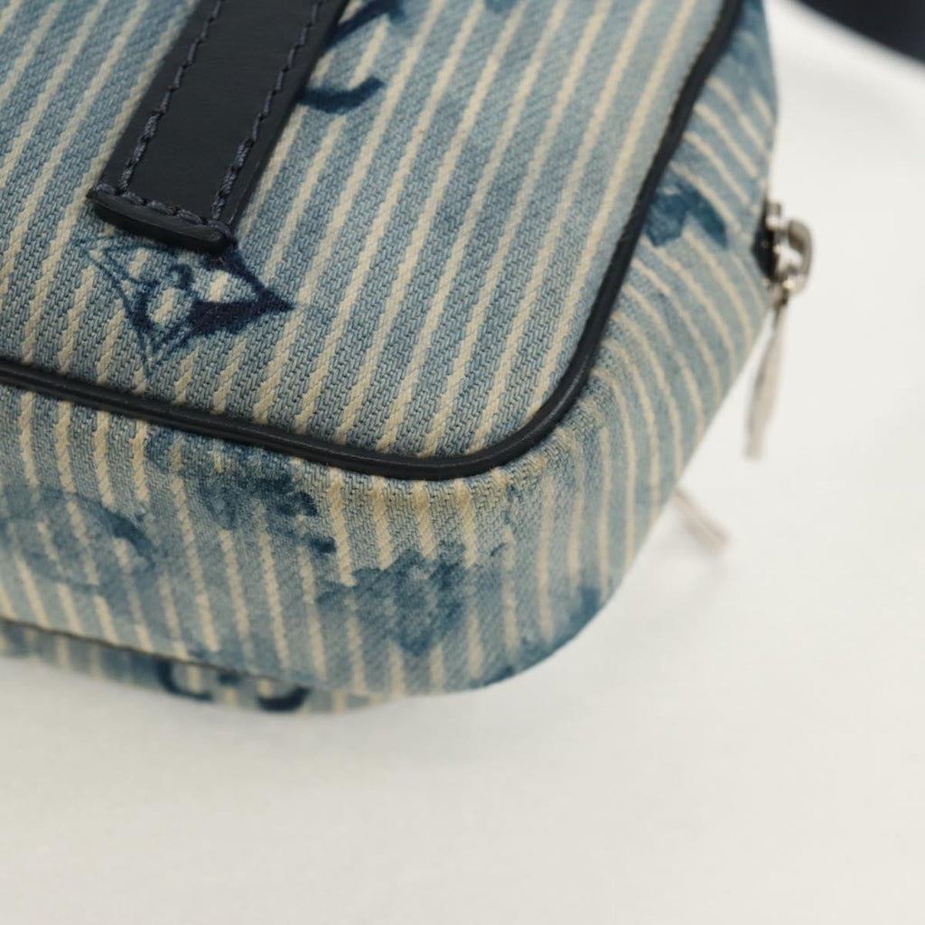 Louis Vuitton Outdoor Pouch Limited Edition Monogram Watercolor Stripes Denim Blue Canvas Clutche & Pouche Bag