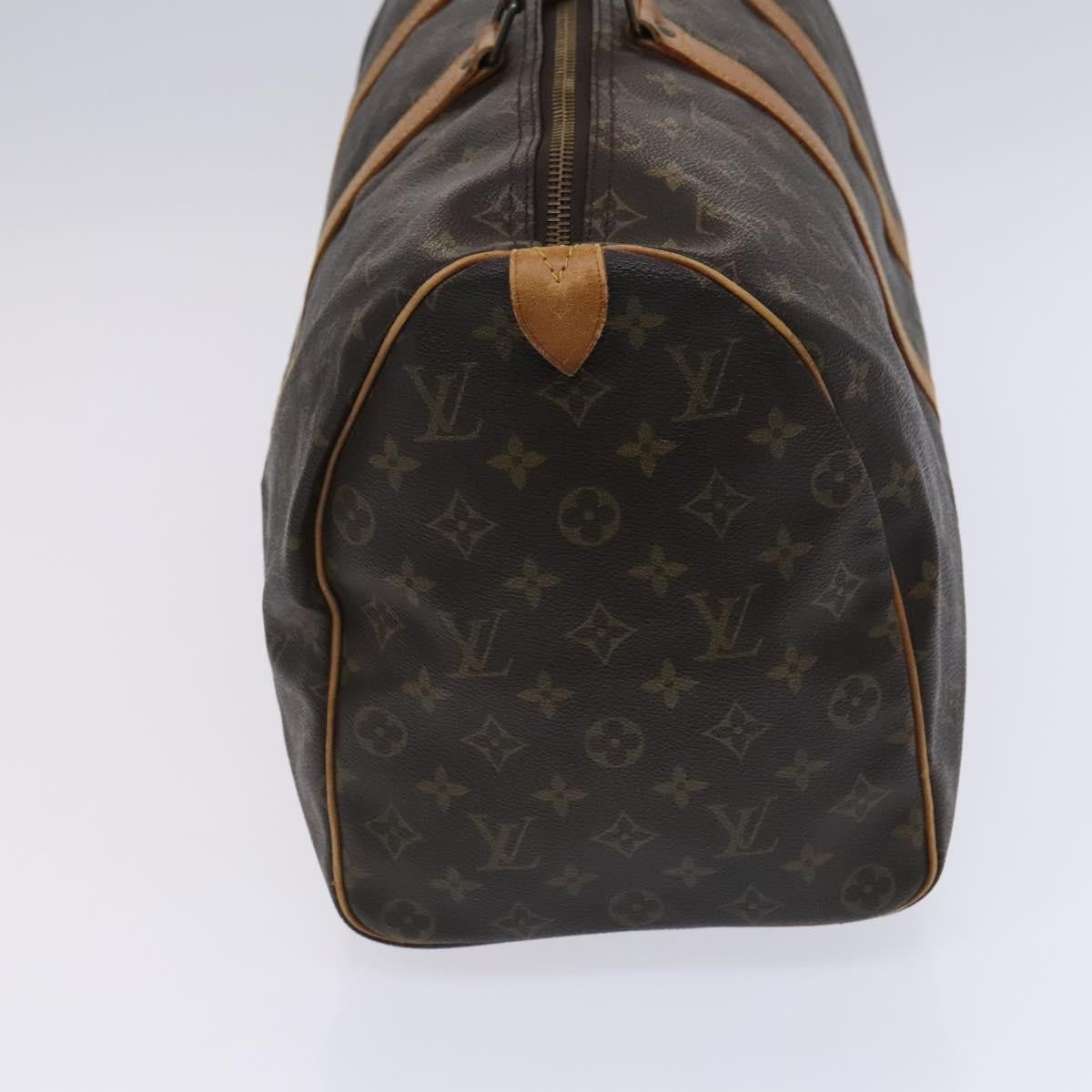 Louis Vuitton Keepall Bag Monogram Canvas Brown Canvas Travel Bag
