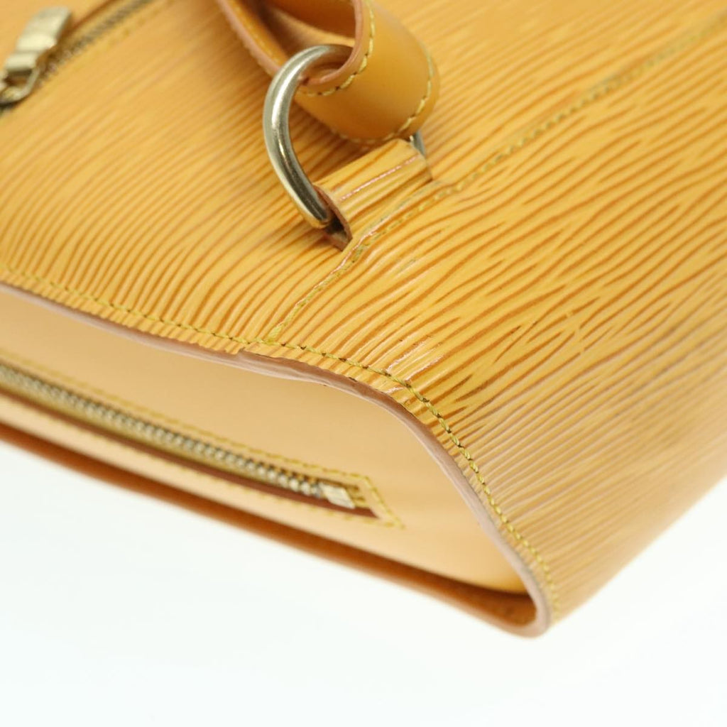 Louis Vuitton Mabillon Backpack Epi Leather Yellow Leather Backpack Bag