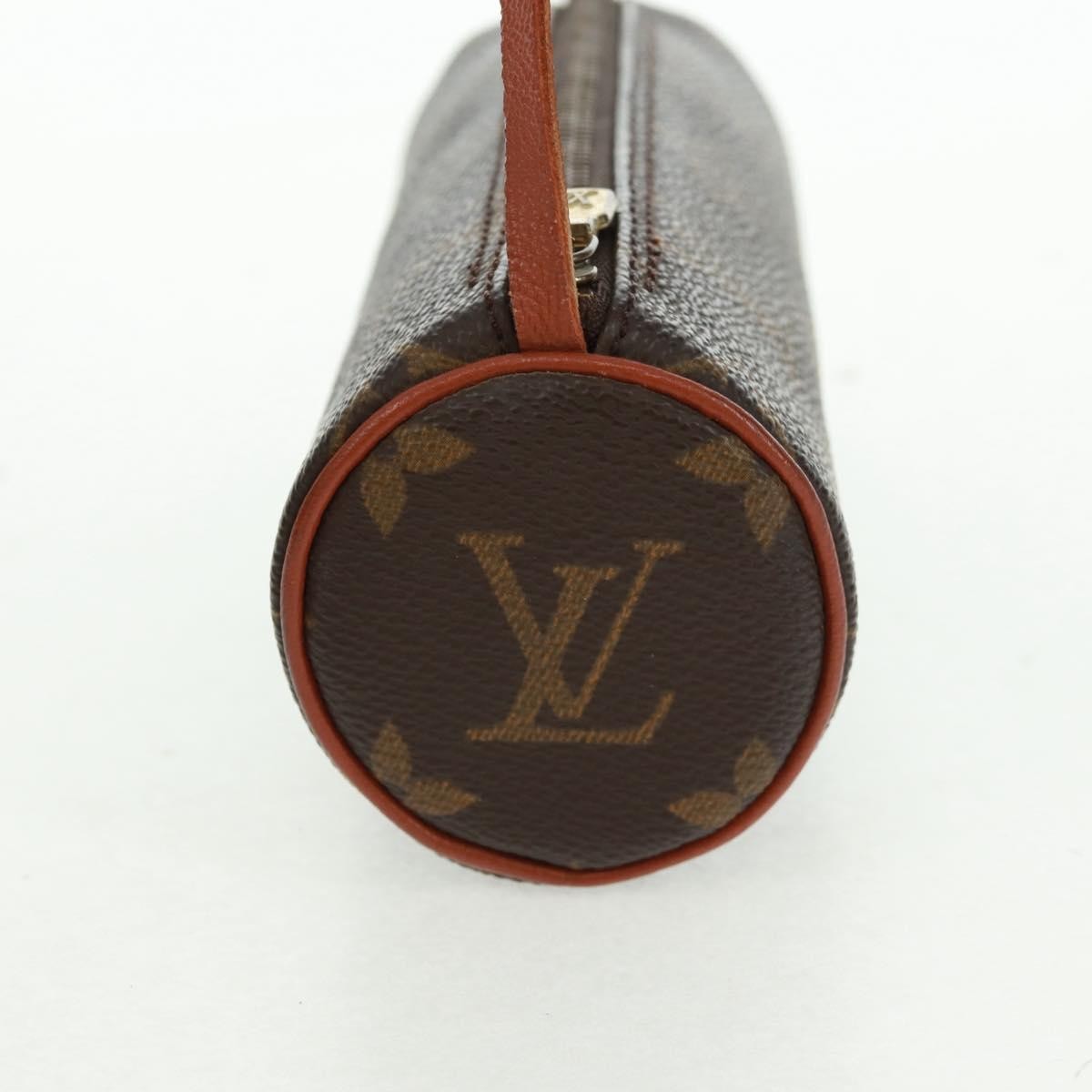 Louis Vuitton Papillon Pochette Monogram Canvas Brown Canvas Clutche & Pouche Bag