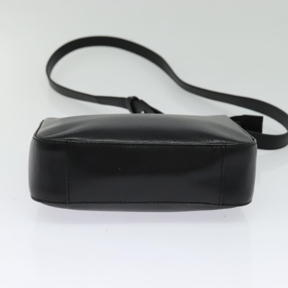 Burberry Front Pocket Flap Messenger Leather With Vintage Check Canvas Black Leather Bag