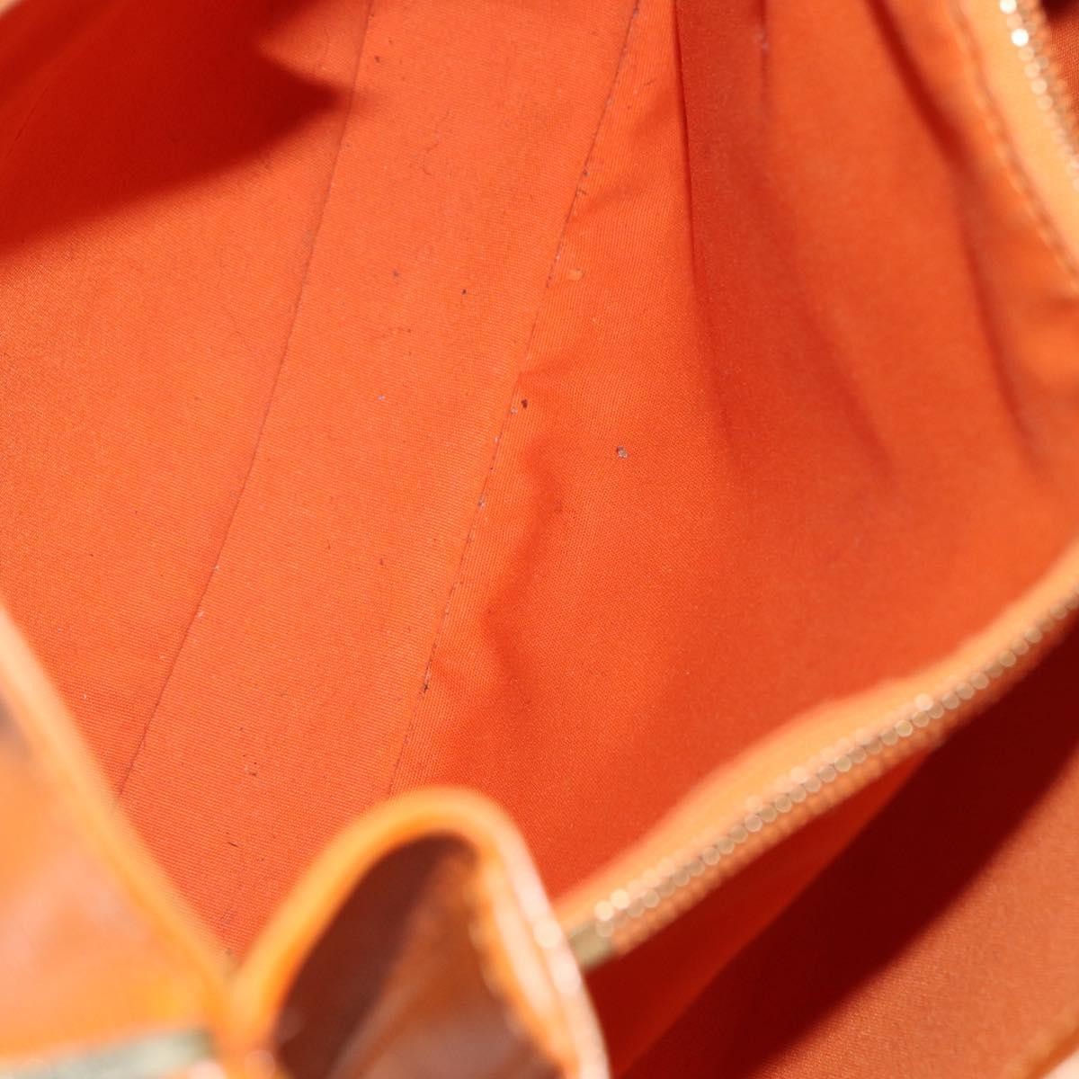 Louis Vuitton Mandara Handbag Epi Leather Orange Leather Shoulder Bag