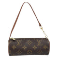 Louis Vuitton Papillon Pochette Monogram Canvas Brown Canvas Clutche & Pouche Bag