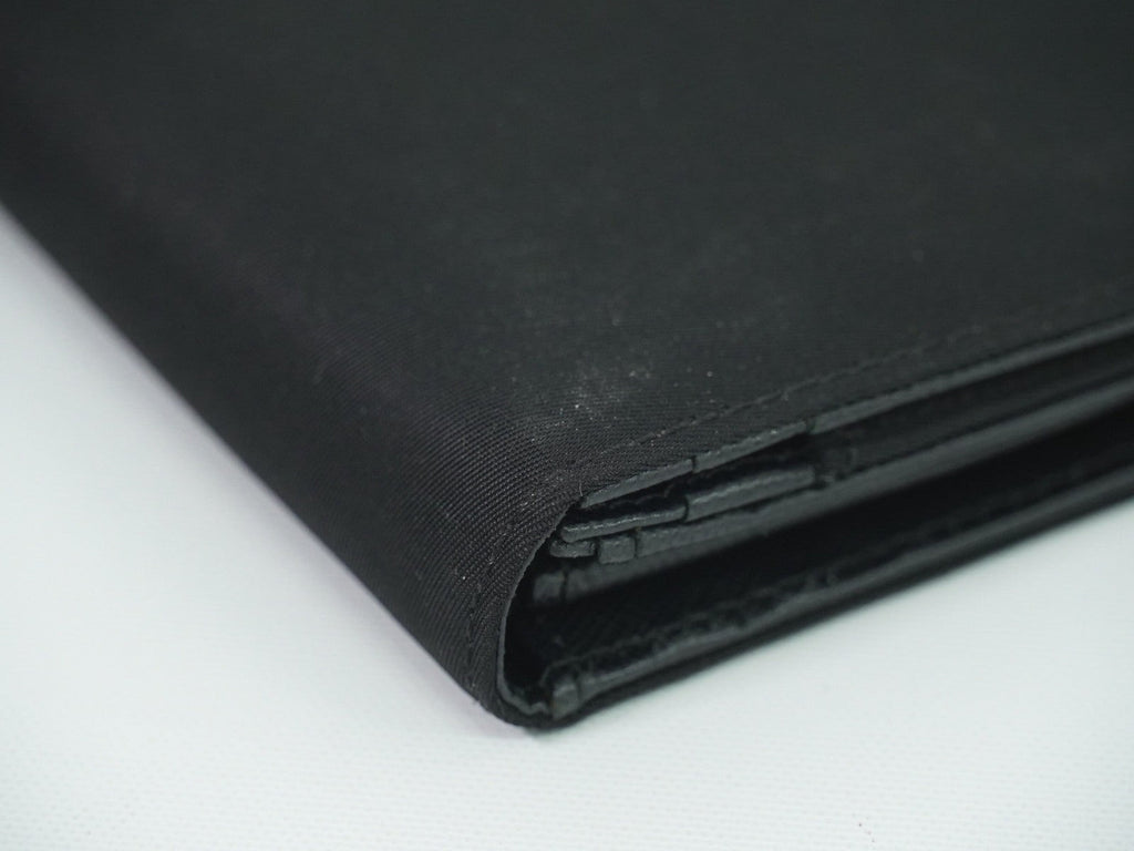 Prada Continental Wallet Tessuto Black Nylon Wallets Accessory