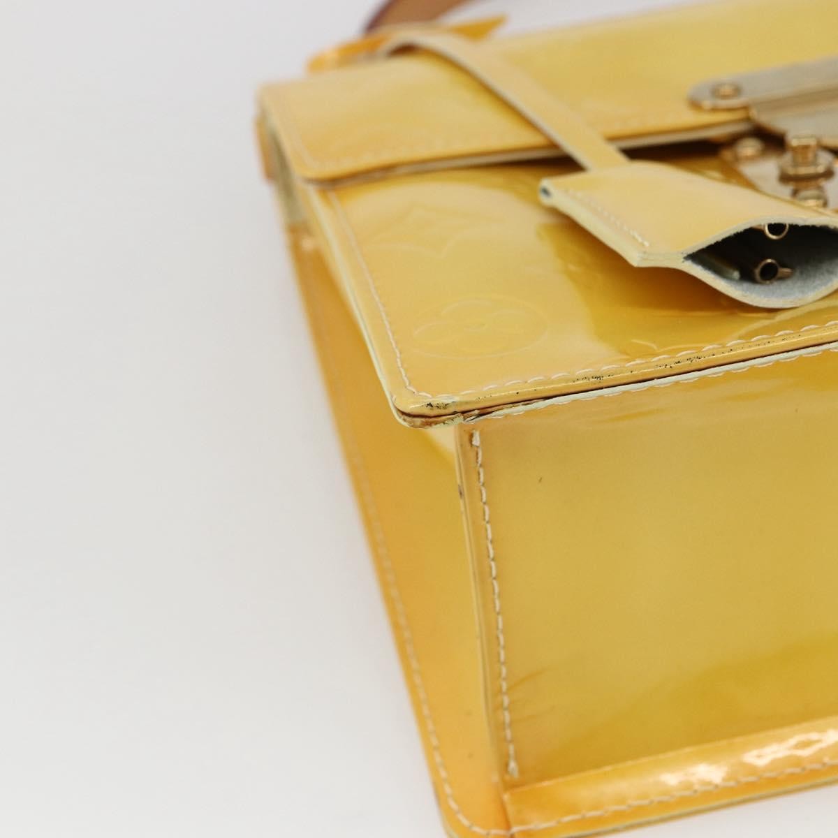 Louis Vuitton Spring Street Nm Handbag Patent Leather Yellow Patent_Leather Handbag